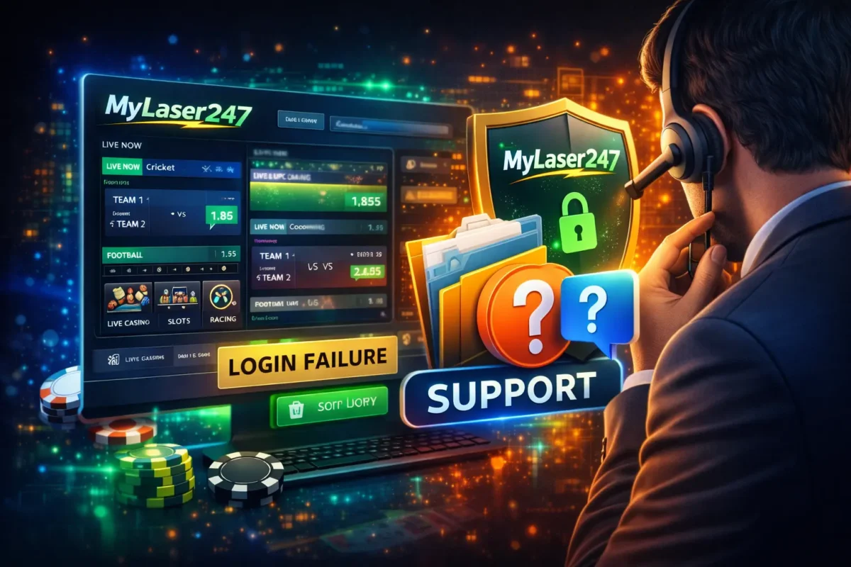 MyLaser247 Login support help showing troubleshooting and account assistance dashboard