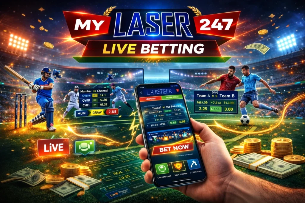 MyLaser247 live betting and casino games platform for online betting